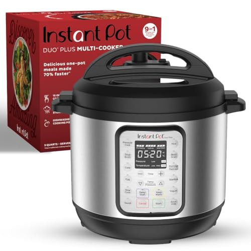 6-Quart Instant Pot Duo Plus 9-in-1 Electric Pressure Cooker