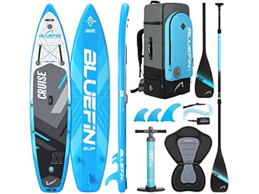 Bluefin Cruise 12' SUP V4.5 S1 with Kayak Conversion Kit