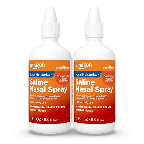 Amazon Basics Saline Nasal Spray 2-Pack