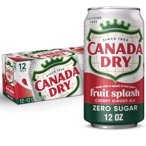 Canada Dry Zero Sugar Cherry Gingerale 12-Pack