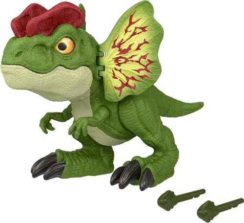 Mattel Jurassic World Uncaged Dilophosaurus Figure