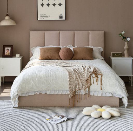 Latitude Run Juanetta Hydraulic Lift Up Storage Platform Bed