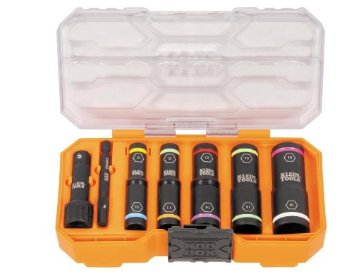 Klein Tools KNECT Flip-10 Metric Impact Socket Set