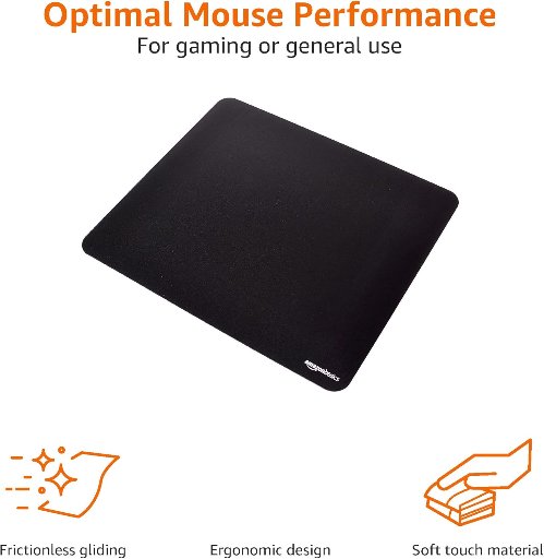 Amazon Basics Large Square Computer Mouse Pad