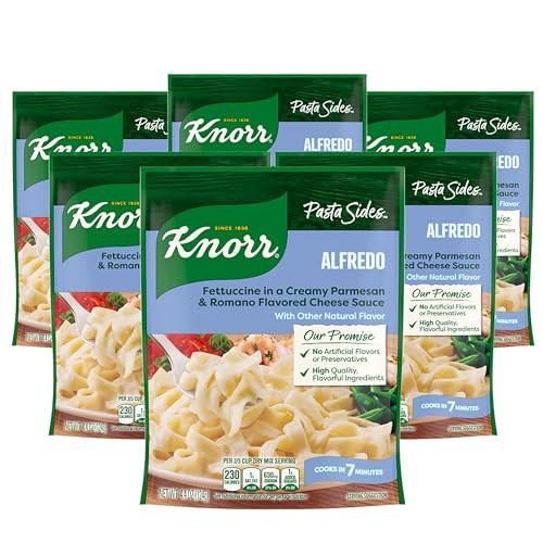 Knorr Pasta Side Dish 6-Count, Alfredo Fettuccine