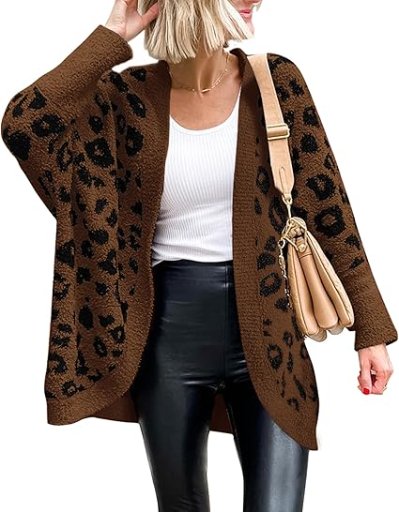 BTFBM Leopard Cardigan