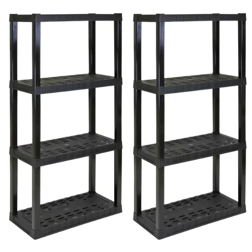 Hyper Tough Plastic Shelves 2-Pack