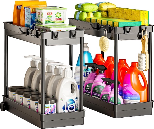 Under Sink Organizer 2-Pack