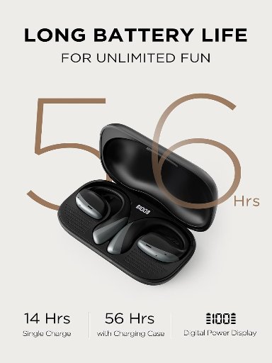 Open Ear Headphones with Bluetooth 5.4 W.56H Playtime
