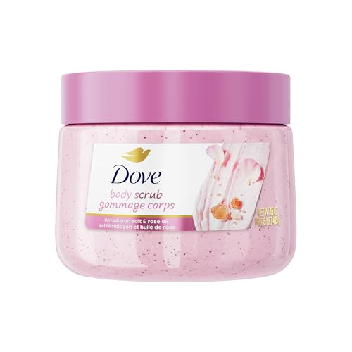 Dove Body Scrub (Himalayan Salt & Rose Oil)