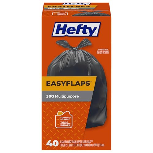 Hefty Easy Flaps Large Trash Bags