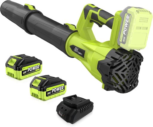 21V Leaf Blower Cordless with Battery and Charger