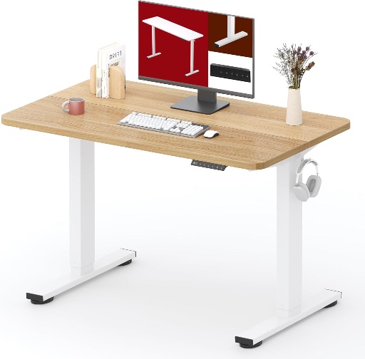 SANODESK 40''x24'' Height Adjustable Electric Stand Up Desk