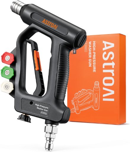 AstroAI Short Pressure Washer Gun with Swivel