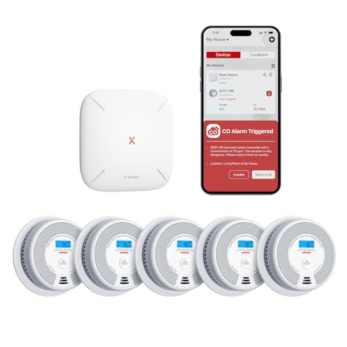 X-Sense Smart Battery Operated Smoke and Carbon Monoxide Detector Combo