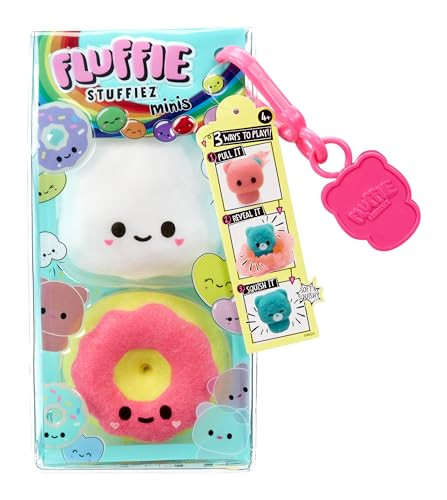 Fluffie Stuffiez Popcorn & Donut Minis Collectible