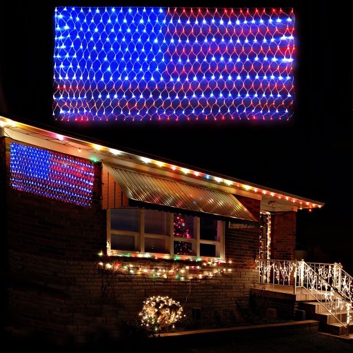 American Flag String Lights