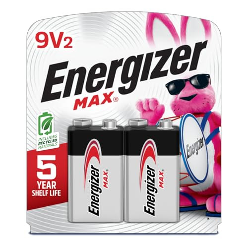 Energizer MAX 9V Batteries (2-Count)