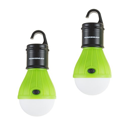 Wakeman Portable LED Tent Light Bulbs (2-Pack)