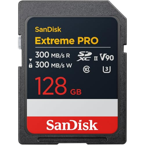 SanDisk Extreme PRO SDXC UHS-II 128 GB Memory Card