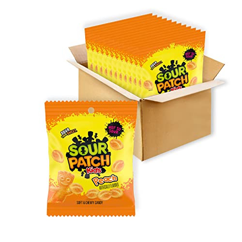 Sour Patch Kids Peach Soft & Chewy Candy 12-Pack