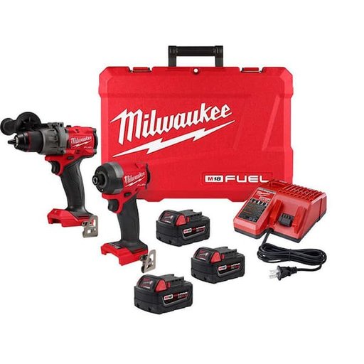 Milwaukee M18 Fuel 2-Tool Combo Kit with 3 Batteries