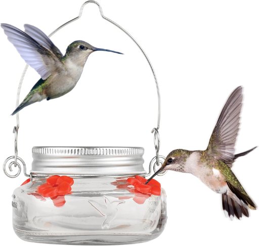Nature's Way Mason Jar Hummingbird Feeder