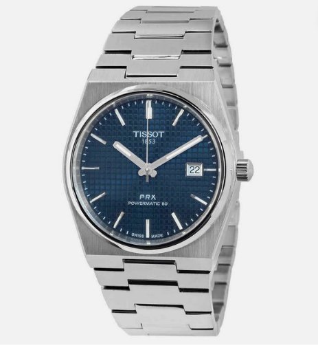 Tissot PRX Powermatic 80 Automatic Blue Dial Men's Watch
