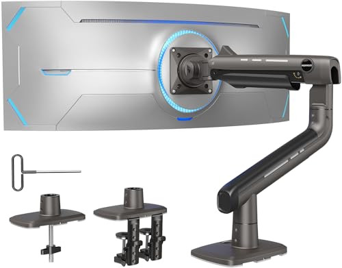 HUANUO Heavy Duty Monitor Arm for Ultrawide Screens