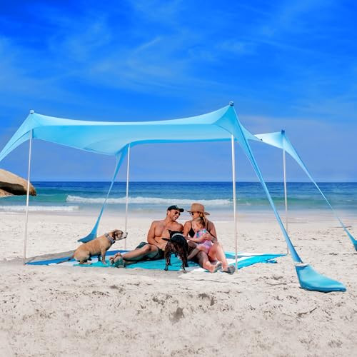 SUN NINJA Beach Tent Sun Shelter