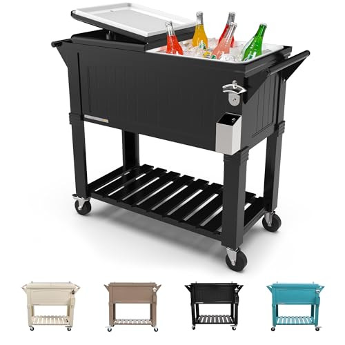Permasteel Antique Outdoor Patio Cooler