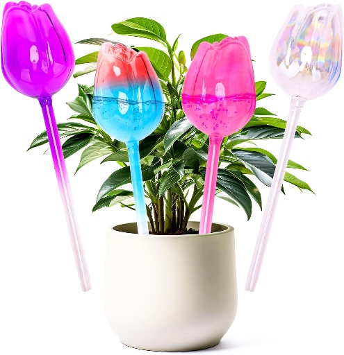 Plant Watering Globes Tulips (4-Pack)