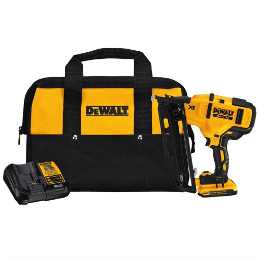Refurbished DEWALT 20V MAX 16 GA Finish Nailer Kit
