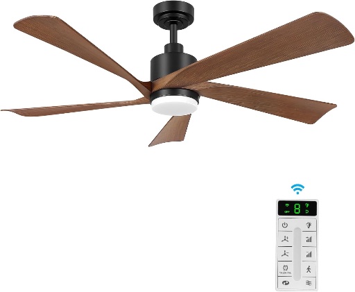 Modern 52-inch Ceiling Fan with Remote