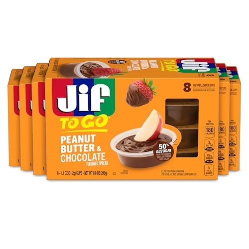 Jif Peanut Butter & Chocolate To Go Cups, 6 Count