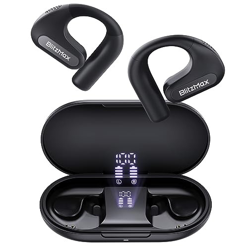BlitzMax True Wireless Bluetooth 5.3 Open Ear Earbuds