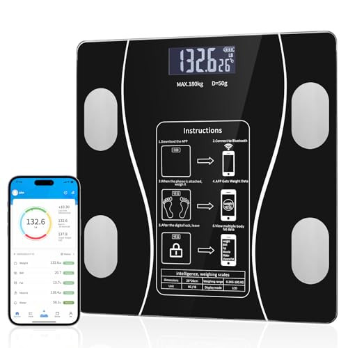 Wireless Body Fat Scale with BMI and Bluetooth