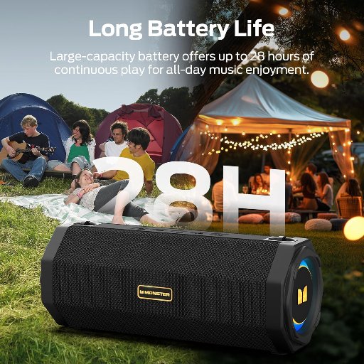 Monster S200 Wireless Portable Bluetooth Speaker