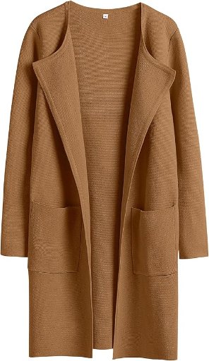 Women’s Open Front Knit Lightweight Cardigan