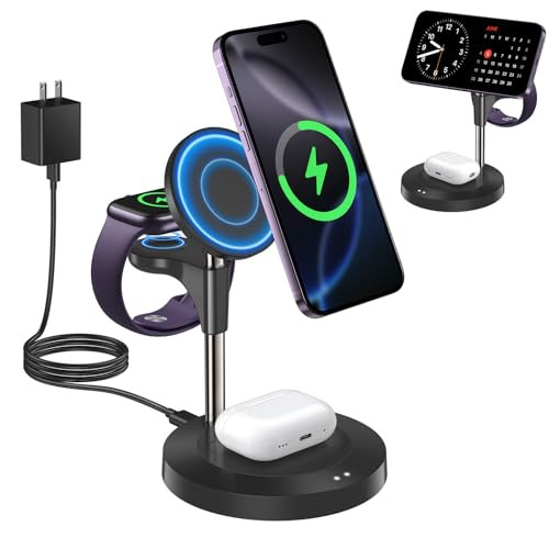 Aeinidi 3-in-1 Wireless MagSafe Charging Station