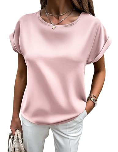 HOTOUCH Women's Short Sleeve Pullover Blouses