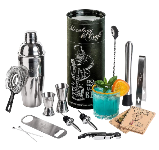 Mixology & Craft 14-Piece Bartender Kit