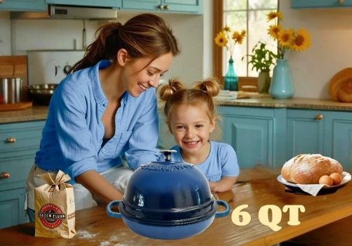 6 Quart Dutch Oven for Bread Baking