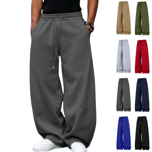 Baggy Sweatpants Drawstring Elastic Waist