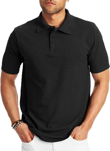 Hanes Men's X-Temp Short Sleeve Midweight Polo Shirt