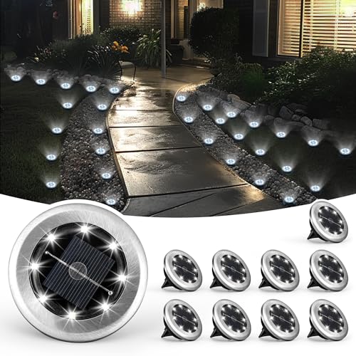 SOLPEX Mini Solar Ground Lights 10-Pack (Cool White) Deal