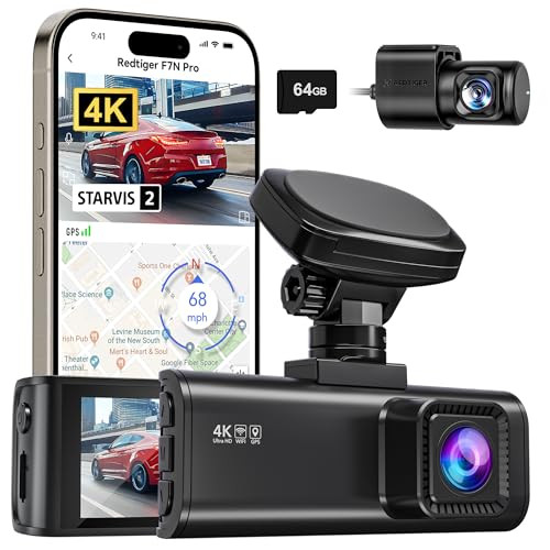 RedTiger 4K Dash Cam with STARVIS 2 Sensor