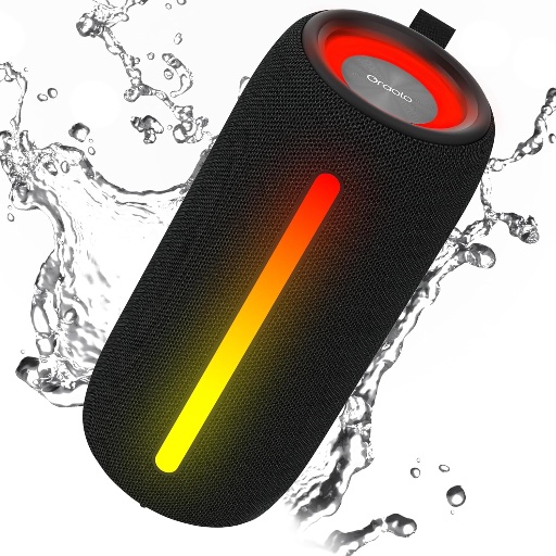 Oraolo Portable Bluetooth Speaker with RGB Lights