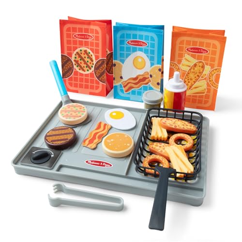 Melissa & Doug Flip & Fry Grill Play Set 27-Piece Deal