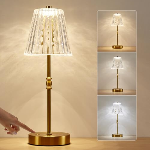 Cordless Table Lamp W/2500mAh Rechargeable Battery